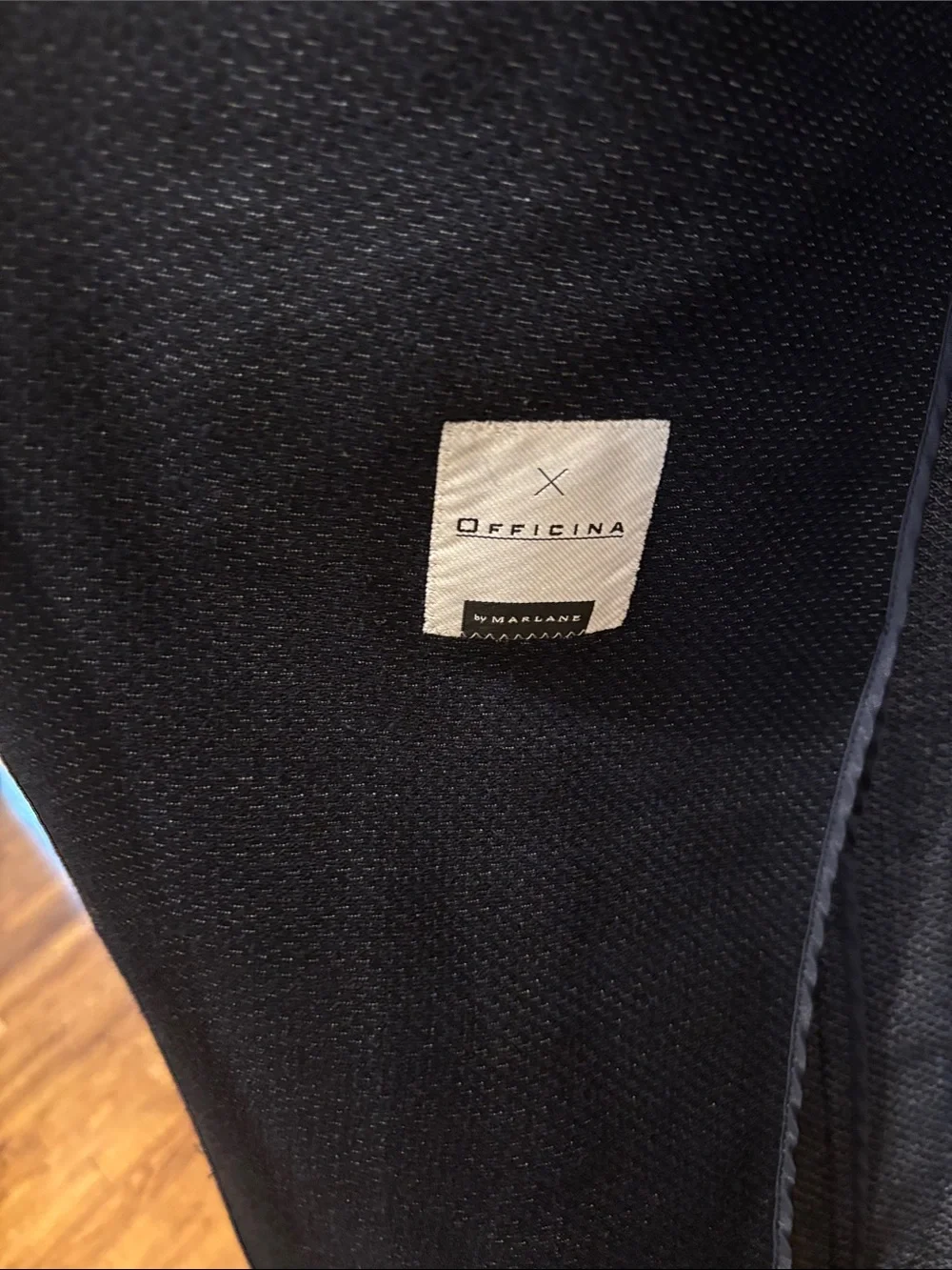 Rodd& Gunn Size L Men's Navy Textured Two-Button Blazer